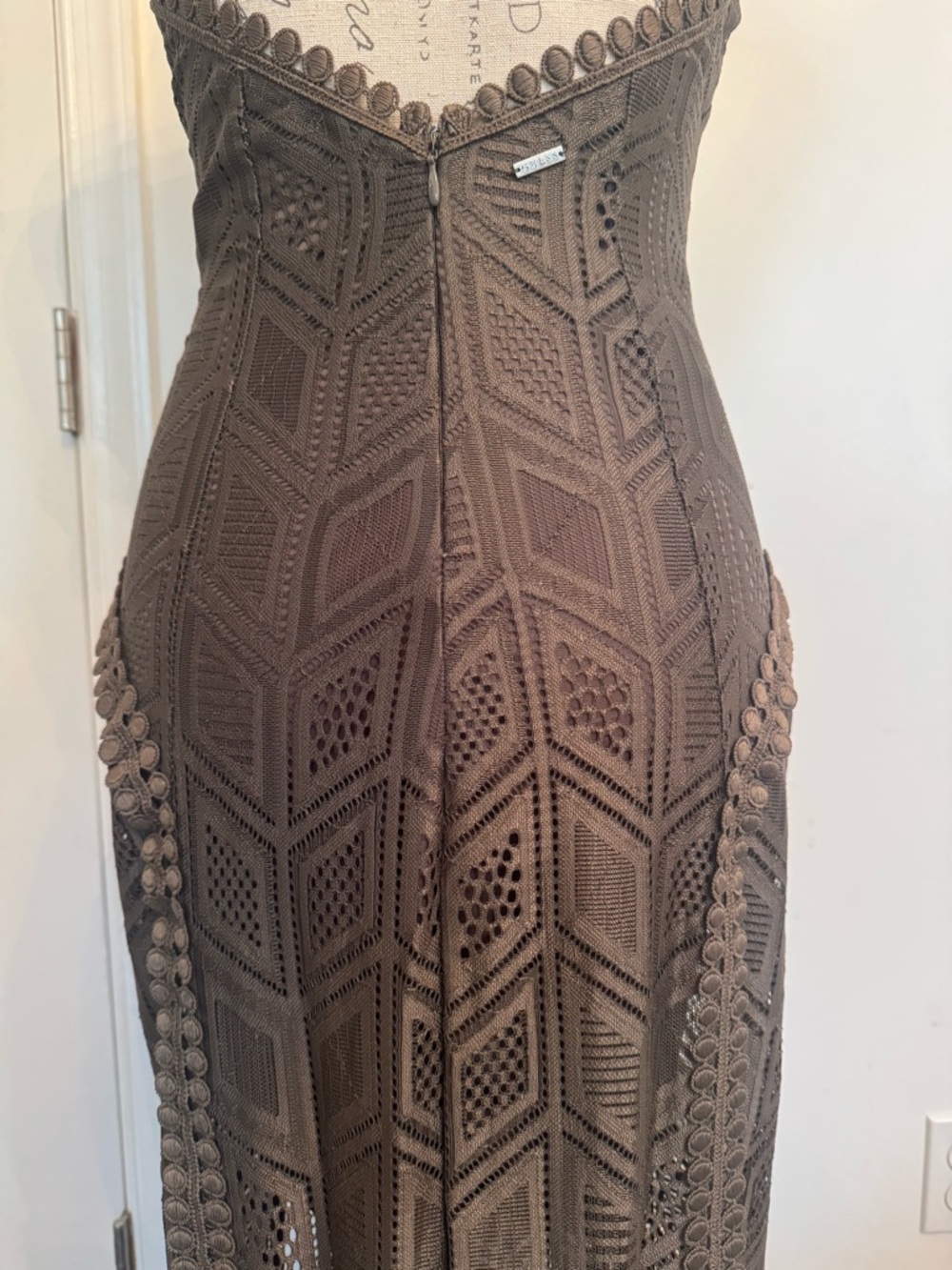 Guess Sleeveless Crochet Maxi Dress - Picture 7 of 9